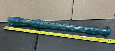 Flauta Yamaha Plástico Verde Azulado Azul Transparente ¡Rara! Colores Seattle de colección 🪈 Foto 1 de 4