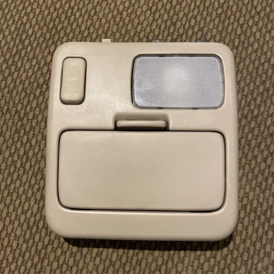 1998-2003 Toyota Sienna купол света чтения карты лампа верхняя консоль бежевый OEM - Изображение 1 из 3