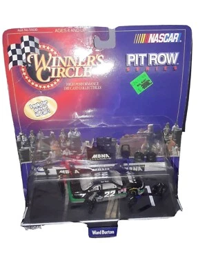 1999 Ward Burton Winner's Circle #22 Pit Row Series 1/64 car & crew scene - Image 1 of 4