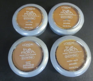 L'Oreal True Match Makeup Super Blendable Powder - 2 PK CAPPUCCINO OR NUT BROWN - Picture 1 of 3