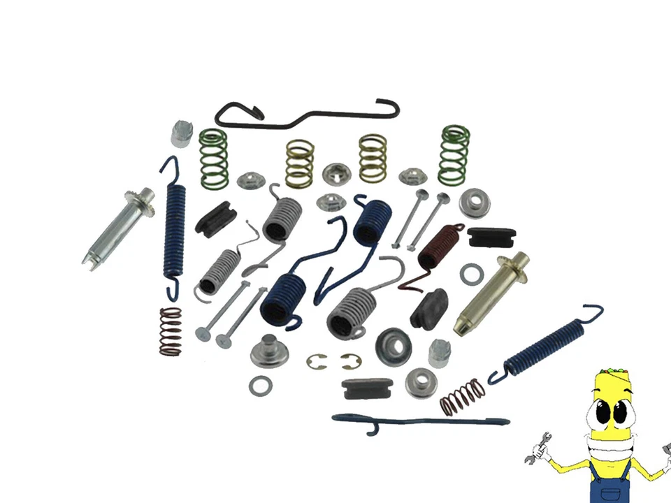 Kit completo de herrajes de tambor de freno delantero para Chevy El Camino 1964-1972 TODOS Foto 1 de 1