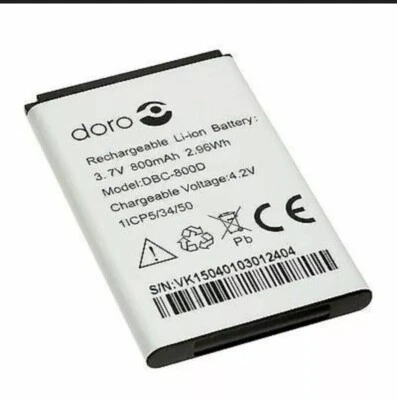 Batteria per telefono DBC-800D Doro modello 6030/500/506/508/509/510/715 6620 65xx