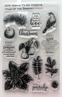 Gina K Designs - Kit de TV con sellos GDK "Fruit of the Season" - 10/2018 Foto 1 de 2