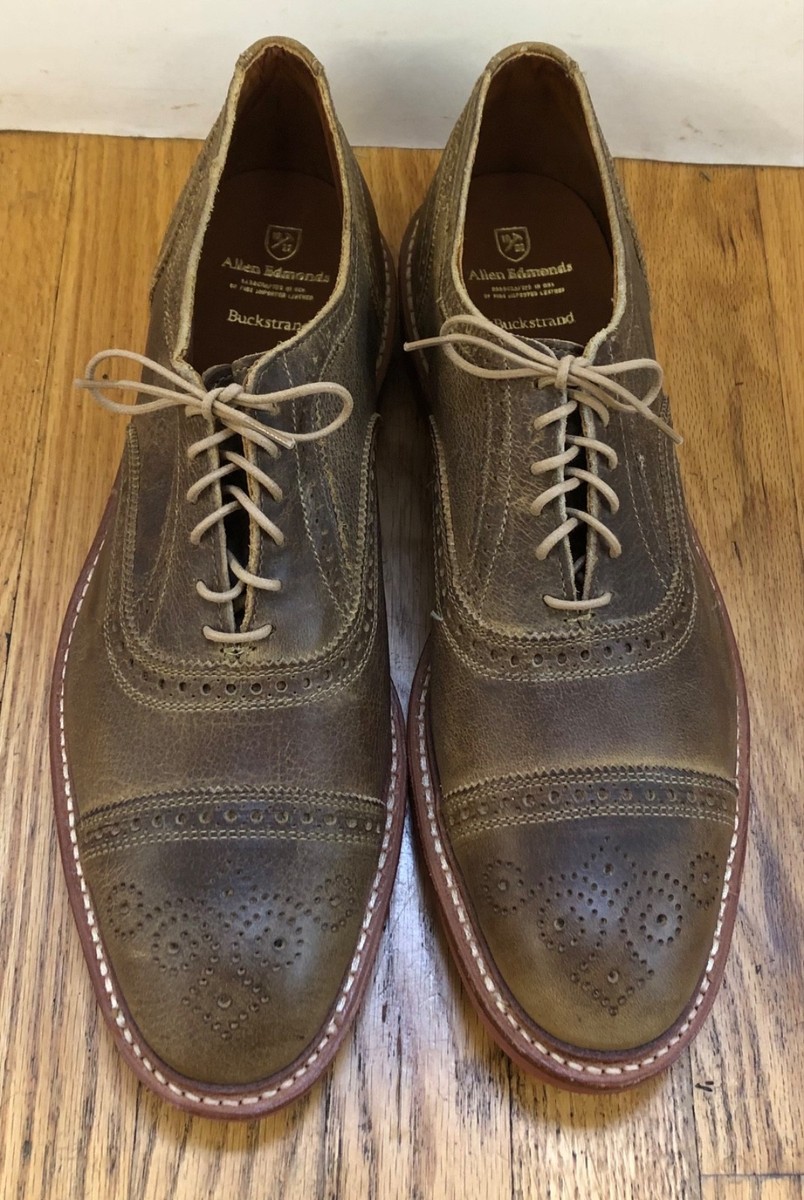Allen Edmonds オックスフォードシューズ ブラウン/タン アレンエドモンズ × ブルックスブラザーズ フィフスアベニュー
