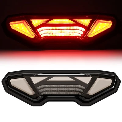 Señales de giro de luz trasera LED integradas para Yamaha MT-09 TRACER MT10 FZ-09 Foto 1 de 4