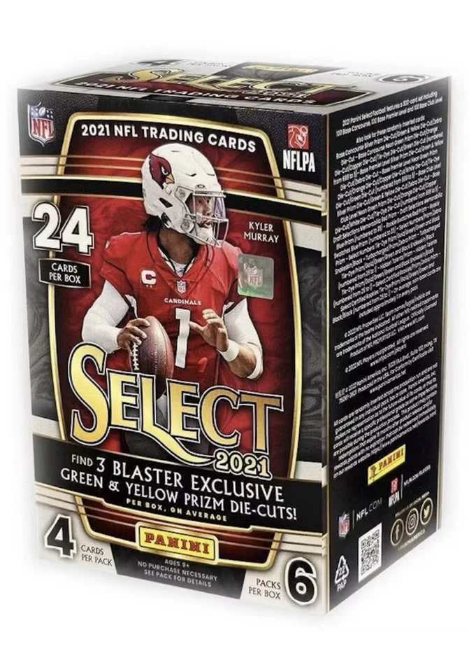 2021 Panini Select Football NFL Blaster Box - 24 Trading Cards Factory Sealed!