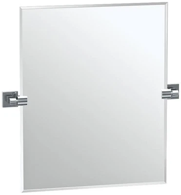 Gatco Elevate Satin Nickel 23 1/2" x 24" Vanity Mirror - Image 1 of 2