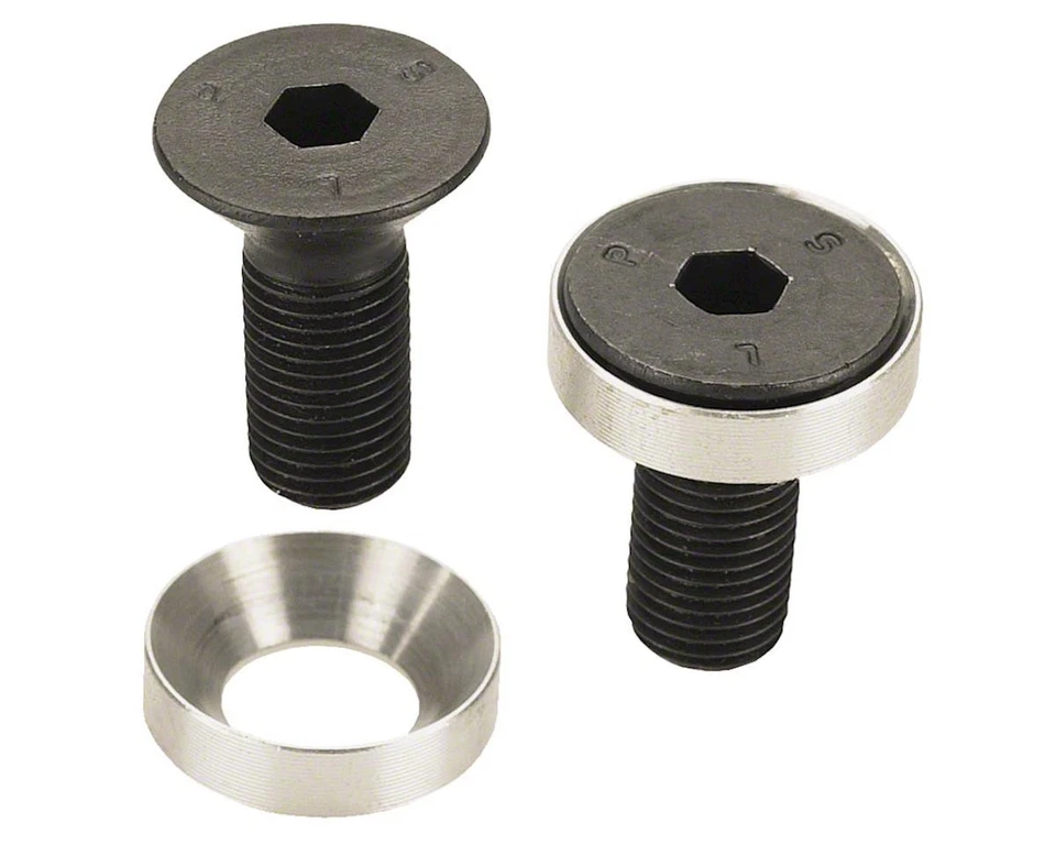 Profile Racing Flush Mount Crank Bolts for Solid Spindle, w/Washers - Image 1 of 1