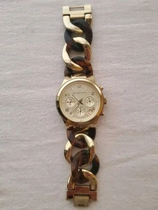 Michael Kors Runway Watch MK-4222 Womens Petite Wrist 38mm Chronograph Chain - Picture 1 of 3