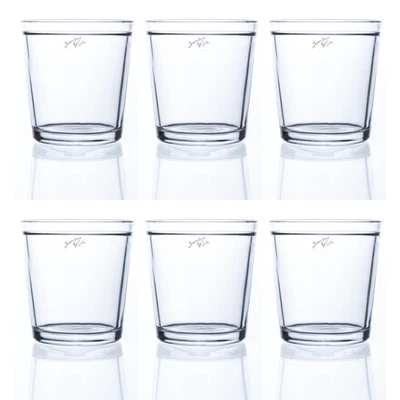 SANDRA RICH, 6 x Orchideenvase Glasübertopf 13,5cm Gläser KLAR (Set mit 6 Stück) - Bild 1 von 2