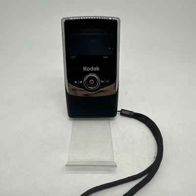 Videocámara de bolsillo KODAK Zi6 HD negra probada | Cámara de video USB abatible ¡PROBADA FUNCIONA! Foto 1 de 4