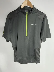 Endura Cycling Jersey Hummvee 1/2 Zip | Men's | Green | Large | - Picture 1 of 11