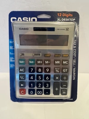 Casio DM-1200BM Desktop Simple Calculator w/ Extra Large Display New In Package - Image 1 of 4