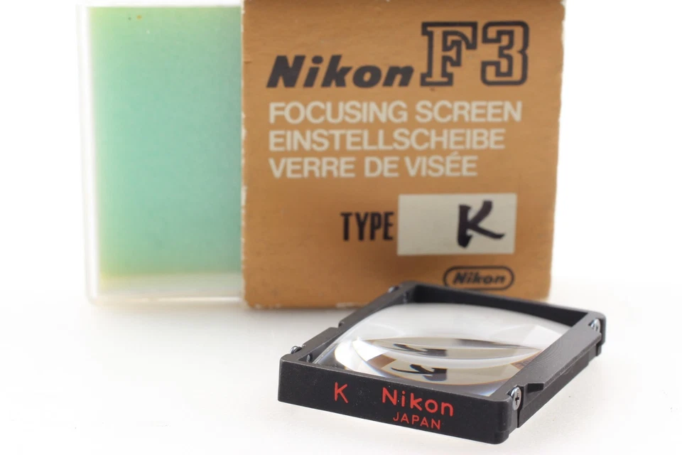 [MINT in Box] Nikon F3 Focusing Screen Type K Red Dot Case for F3 From JAPAN - Image 1 of 4
