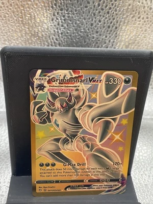Pokemon Grimmsnarl VMax HP330 G-Max Drill #SV117/SV122 Gold Foil PROMO ! P2 - Image 1 of 2