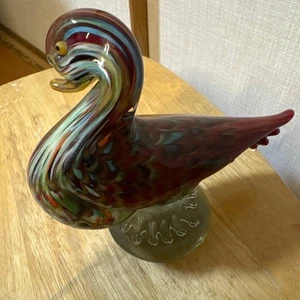 Murano Glas Venezianischer Vogel Figur Höhe 13 cm Made Italy - Bild 1 von 8