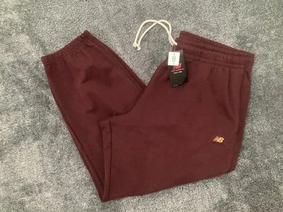 Pantalones de chándal New Balance para hombre talla XXL - 42x28 granate ajuste relajado - NUEVO Foto 1 de 4