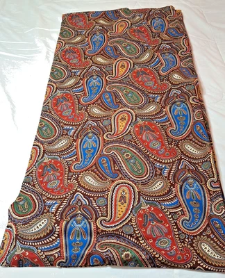 4.75 Yards Concord Fabrics Paisley Cotton Fabric 44" Wide Quilting Sewing - Image 1 of 4