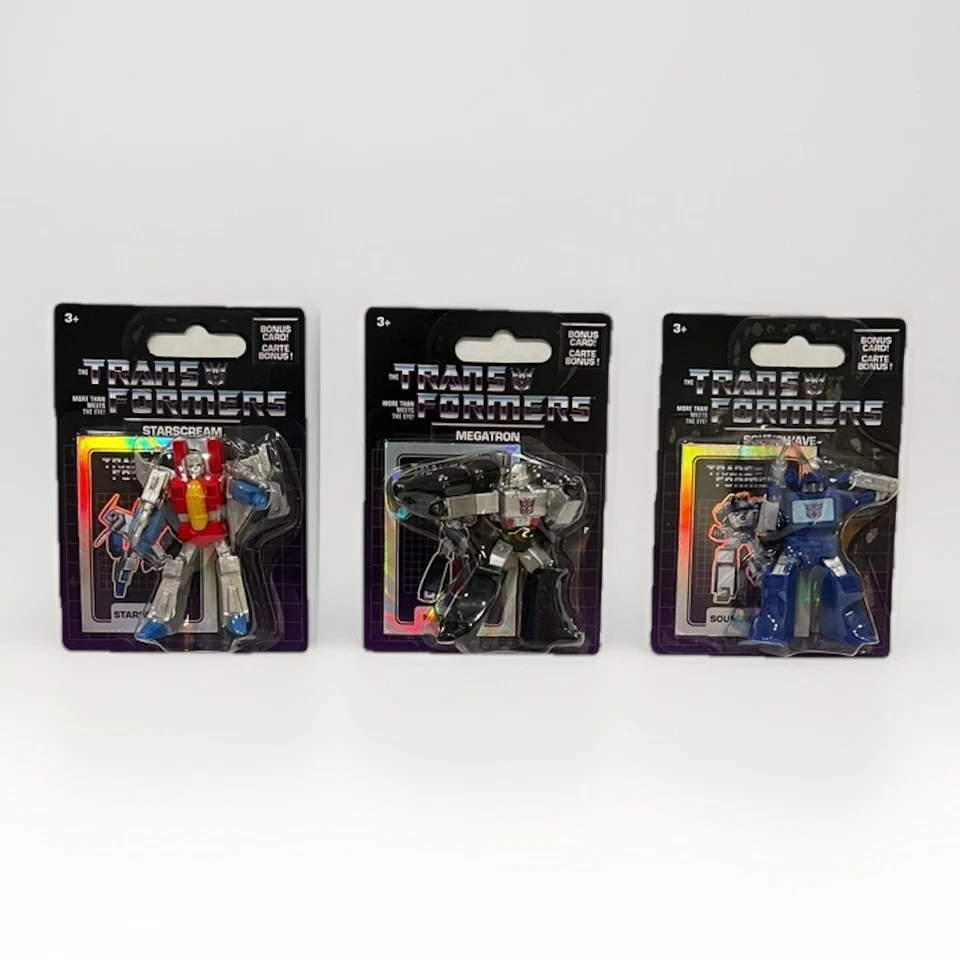 Transformers Figures With Bonus Holo Cards Hasbro Set Of 3 NEW - Image 1 of 4