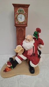 Figura Reloj Papá Noel Howard Miller Navidad Edición Limitada 1995 - Imagen 1 de 6