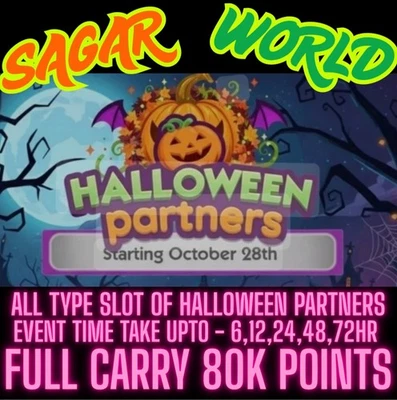 All Types Of Halloween partners event slots (MONO_POLY GO)80K Full partner event - Image 1 of 4