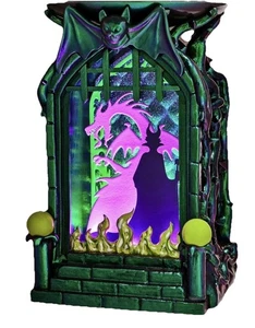 NEU Bath And Body Maleficent Shadowbox Standfuß 3-Docht Kerzenhalter Schurken - Bild 1 von 4