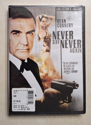 Never Say Never Again DVD 1983 Collector's Edition James Bond Connery NEW OOP Foto 1 de 3