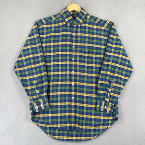 Vintage GAP Shirt Men’s Medium Madras Plaid Colorful Button Down Long Sleeve Y2K - Picture 1 of 10