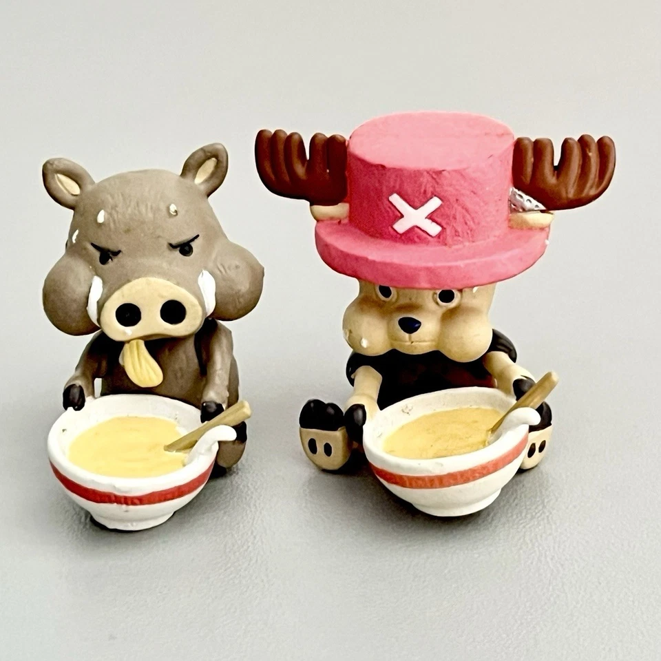 Conjunto de figuras Bandai One Piece Chopper Banpresto Estatua Gashapon Anime Manga Merch Foto 1 de 4