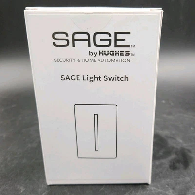 Sage By Hughes Gang Light Switch 206611 White Security & Home Security New