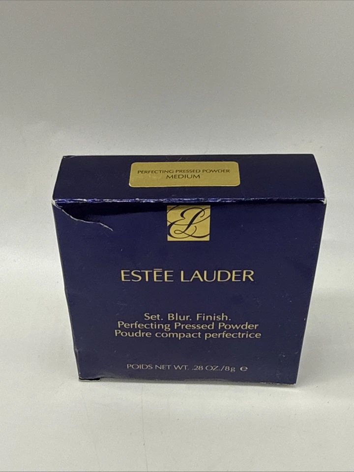 Estee Lauder Set Blur Finish Perfecting Pressed Powder MEDIUM .28oz BNIB (E1) - Image 1 of 1