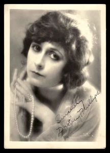 Foto firmada con autógrafo de actriz de películas mudas Dorothy Phillips (m. 1980) - Imagen 1 de 3