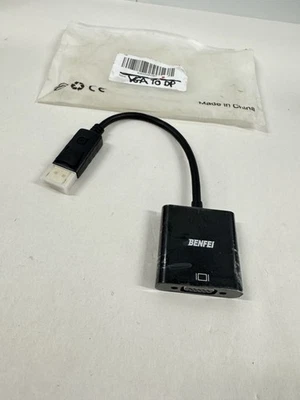 BENFEI DisplayPort Male to VGA Female Adapter Converter Gold-Plated NEW - Image 1 of 4
