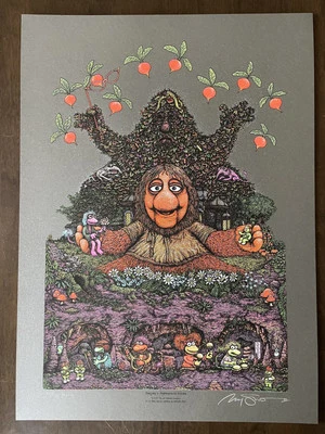 MARQ SPUSTA- Impresión de arte rupestre fraggle visión armoniosa de Majory’s #21/30 firmada  Foto 1 de 4