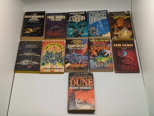 Vintage Konvolut 11 Sci-Fi Taschenbücher 70er-80er Drake, Herbert, Zahn + SIEHE BESCHREIBUNG - Bild 1 von 21