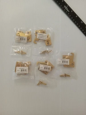 Deltana SB3178U3 Latón Sólido 1-1/2" x 7/8" Barra de Persiana Ventana 5 Juegos  Foto 1 de 4