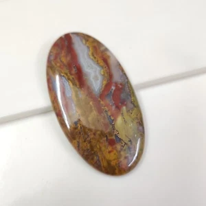 Natural Superb Blood Stone Long Oval Cabochon Handmade Loose Gemstone 140.40 Cts - Picture 1 of 9