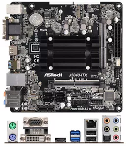 ASRock J5040-ITX (Intel Pentium Silver J5040 4x2.0Ghz, 4x SATA) (FANLESS - Picture 1 of 1