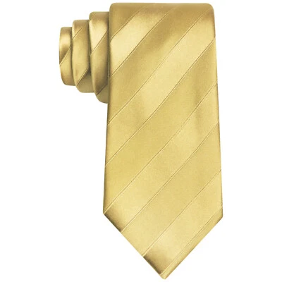 Corbata clásica de seda a rayas tonales Wilson dorada de SEAN JOHN Foto 1 de 3