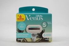 Gillette Venus Deluxe Smooth Miami Sunrise 5-Blade Cartridge Refills 6 Pack