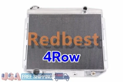 Nuevo radiador de aluminio de 4 filas para Ford Fairlane Ranchero/Mercury Edsel 1957-1959 V8 Foto 1 de 4