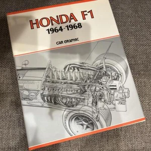 HONDA F1 1964-1968 Car Graphic Japan Vintage Book Hard Cover Nigensha Excellent - Picture 1 of 6