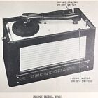 1947 Swank Phono Amplifier Model Er61 Service Wire Schematic Repair Manual