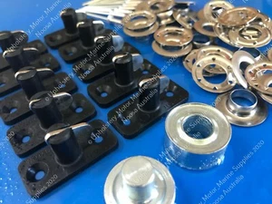 KIT DE MONTAJE VERTICAL SUJETADORES DE ESTANCIA PARA CUBIERTAS DE BARCO CON OJALES - PAQUETE DE 10 - Imagen 1 de 3