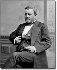 Ulysses S. Grant 4" x 6" Re-Print Photo w/ FREE acid free clear Top Loader