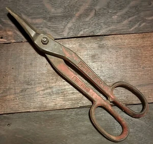 Vintage Lakeside Tools 12” Shears Forged Steel , Red - Picture 1 of 4