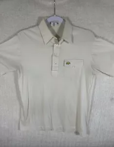 Vintage Hathaway For Jack Nicklaus Yellow M Polo Golf Shirt With Masters Bear - Picture 1 of 13