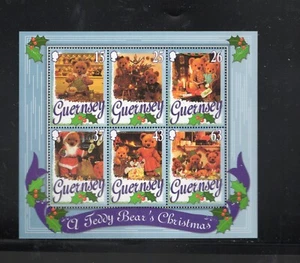 GUERNSEY #614a 1997 TEDDY BEARS MINT VF NH S/S 6 - Picture 1 of 1