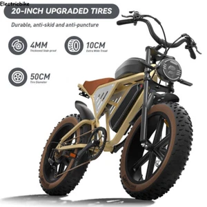 20" Electric bike integrated wheel 60 N.M Torque Mountain bike Commuter E-bike - Picture 1 of 22