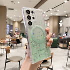 For Samsung S23 S22 Ultra Glitter Magnetic For MagSafe ShockProof TPU Case Cover